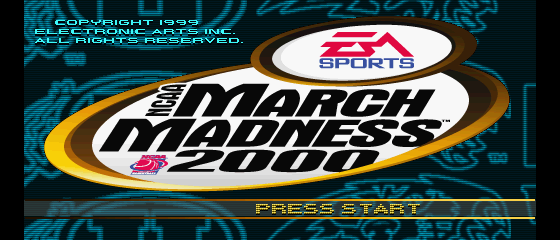 NCAA March Madness 2000 Title Screen